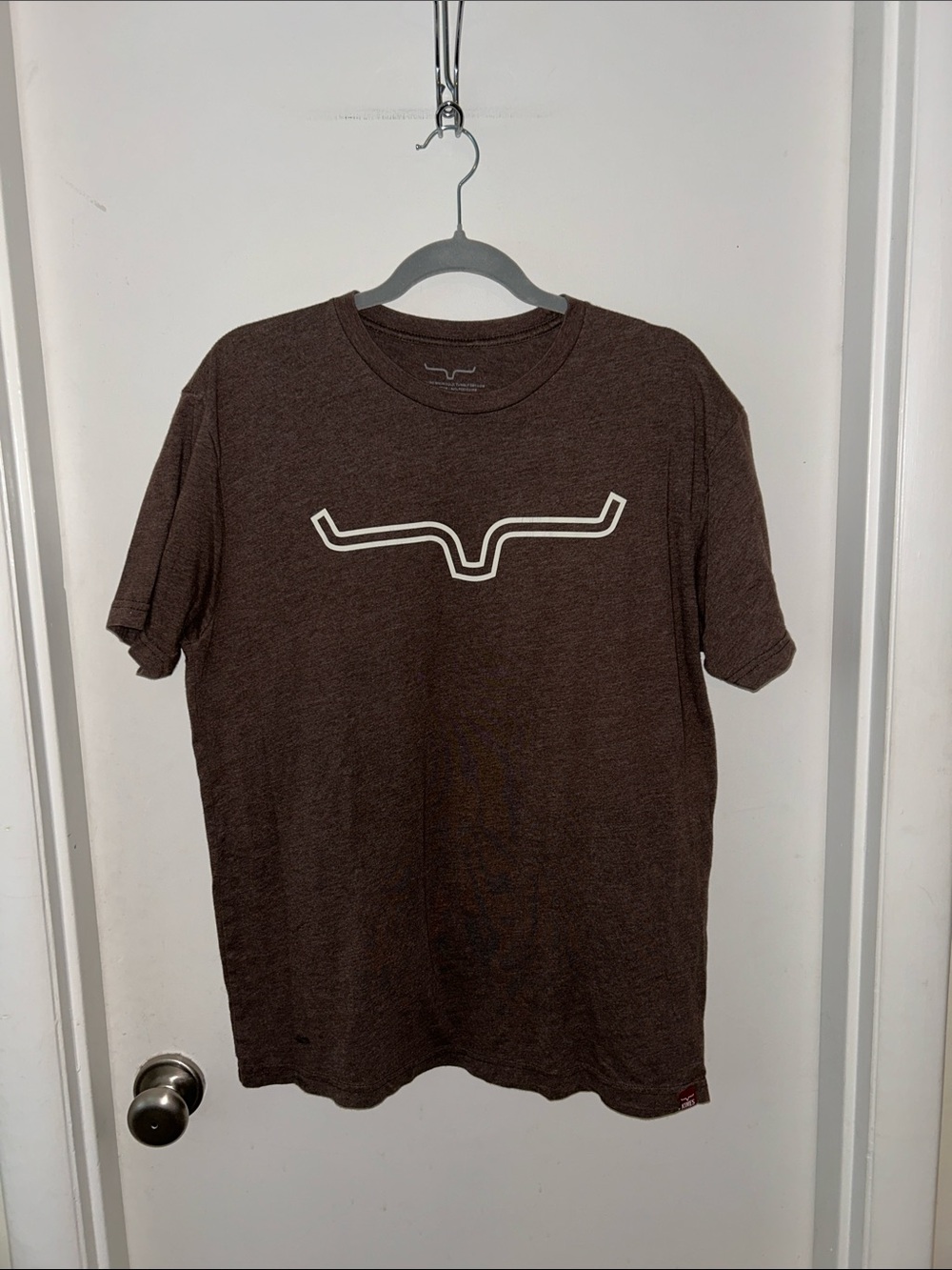 Kimes Ranch Brown Short-Sleeve Tee with White Chest Graphic